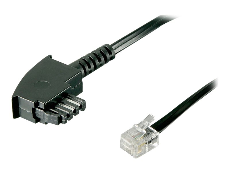 Telefonkabel Goobay TAE-F-m/ Western 6P4C-m(RJ11) 3,0m