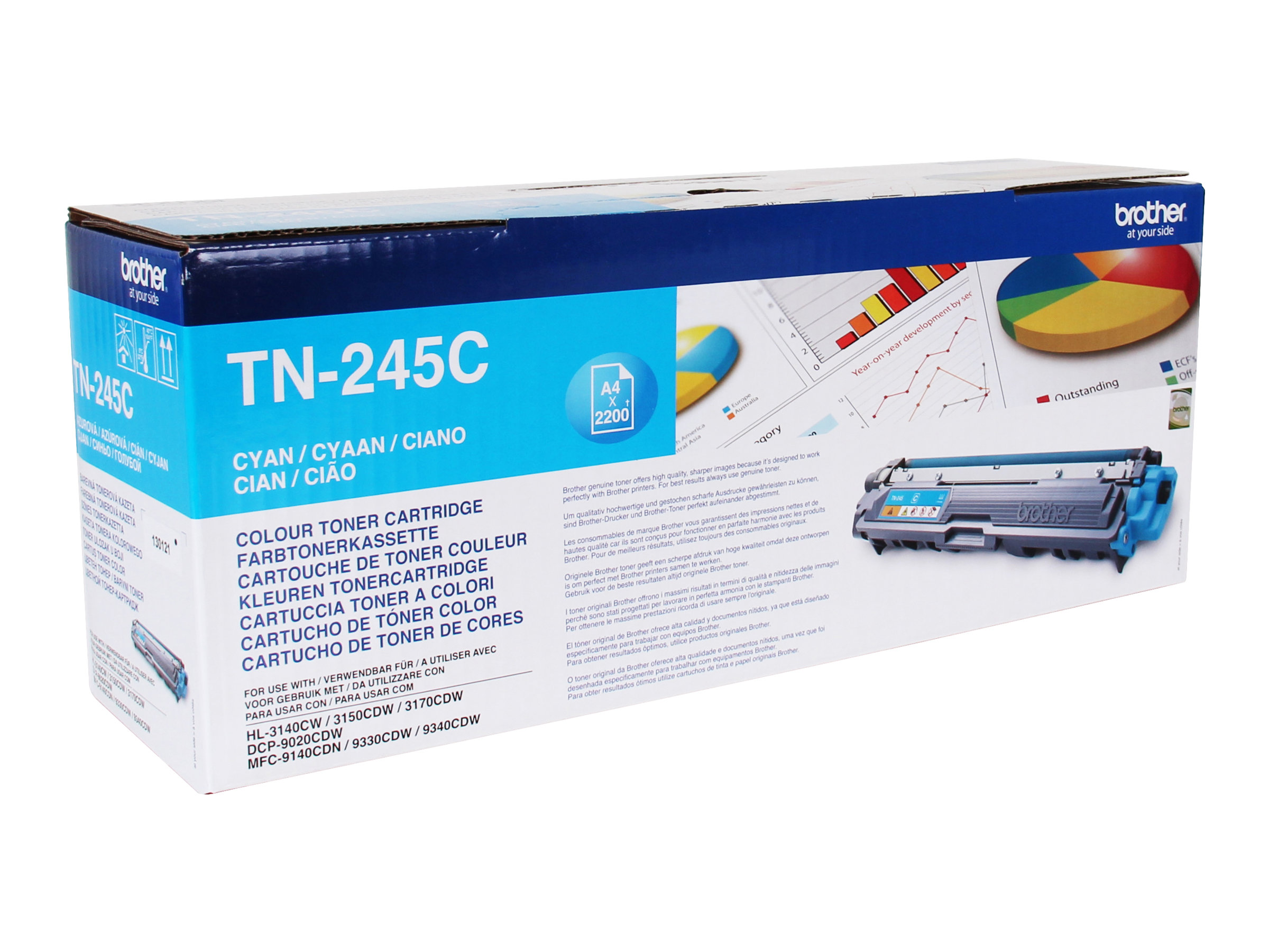 Toner Brother TN-245C cyan (2.200 Seiten n.ISO/IEC 19798)