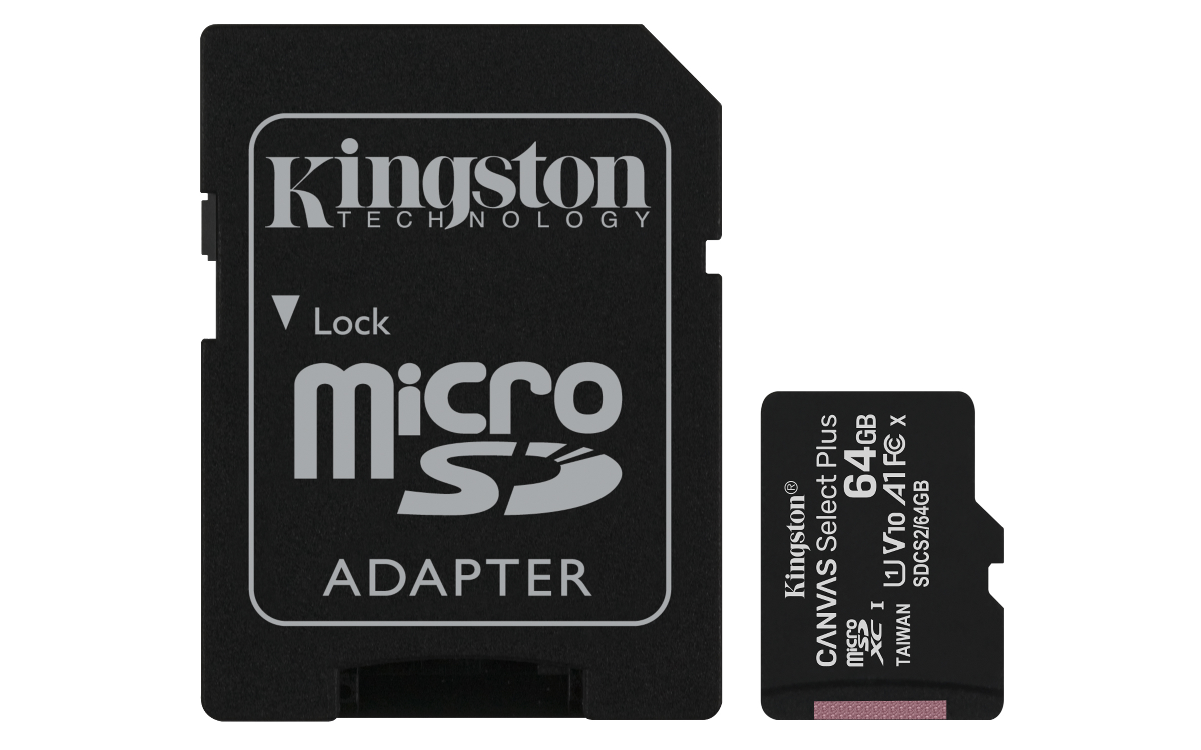 microSDXC-Card Kingston Canvas Select Plus 64GB Class10