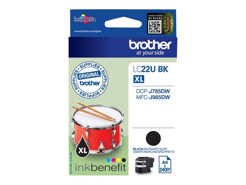 Tinte Brother LC-22UBK XL schwarz