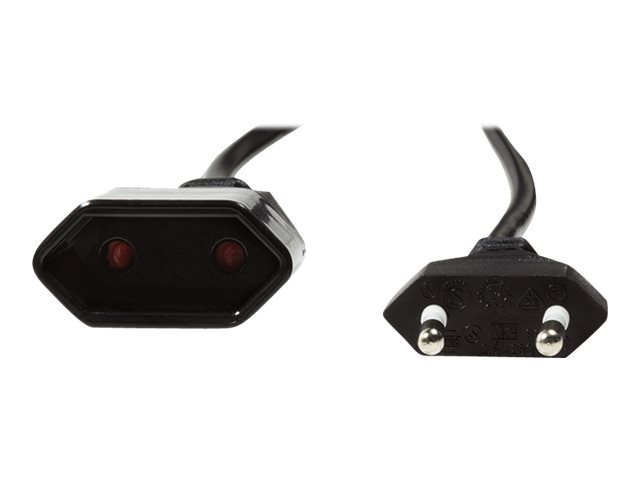 Verlängerungskabel LogiLink Euro-Stecker schwarz 2,0m