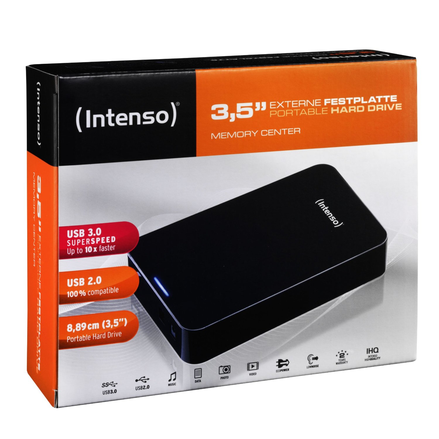 Festplatte Intenso Memory Center 3,5-Zoll USB3.0 4TB