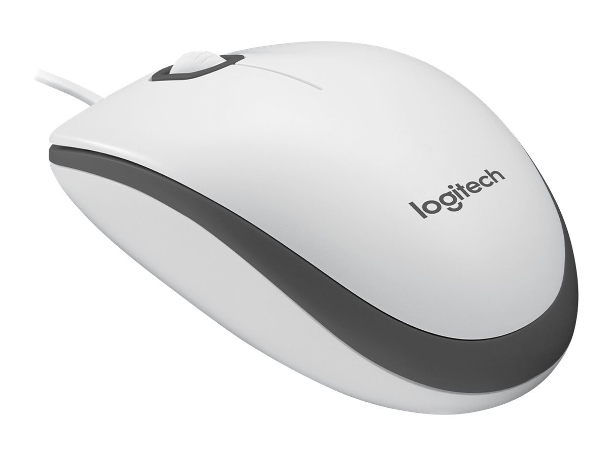Maus Logitech M100 White USB weiß
