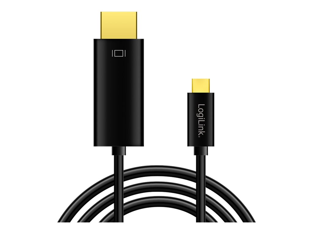 HDMI-Kabel LogiLink USB-Type-C-m/HDMI-m 1,8m