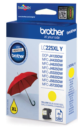 Tinte Brother LC-225XLY gelb