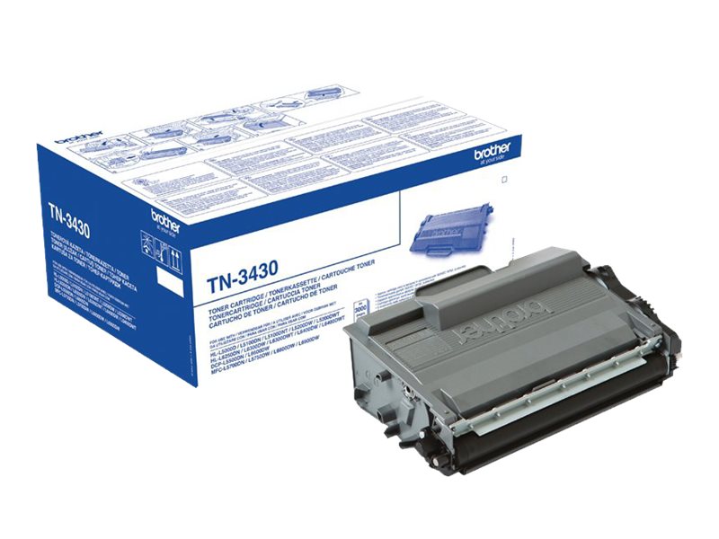 Toner Brother TN-3430 schwarz (3.000 Seiten n.ISO/IEC 19752)