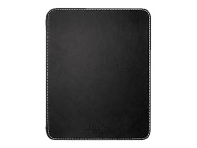 Mauspad LogiLink Mousepad schwarz Lederdesign