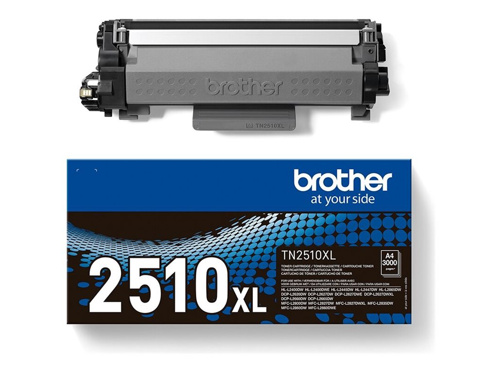 Toner Brother TN-2510XL schw. (3.000 Seiten n.ISO/IEC 19798)