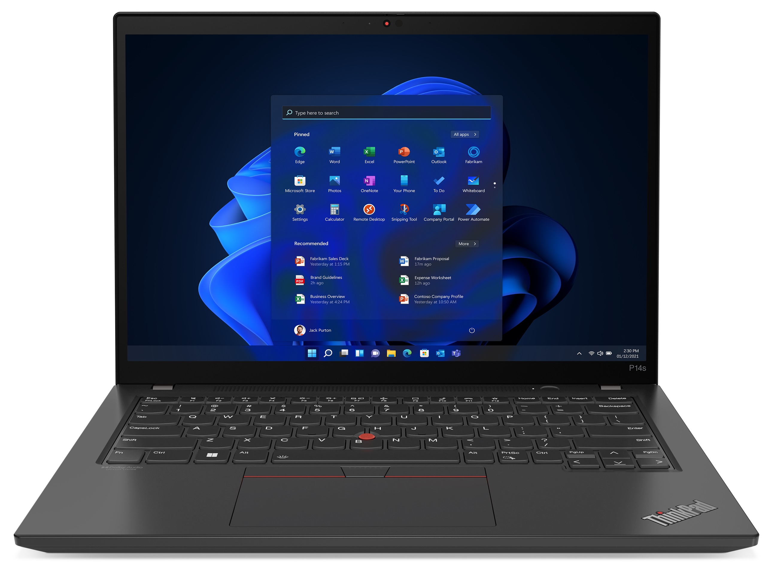 CAMPUS-Book Lenovo ThinkPad P14s G4 Core i7-1360P 2,20GHz