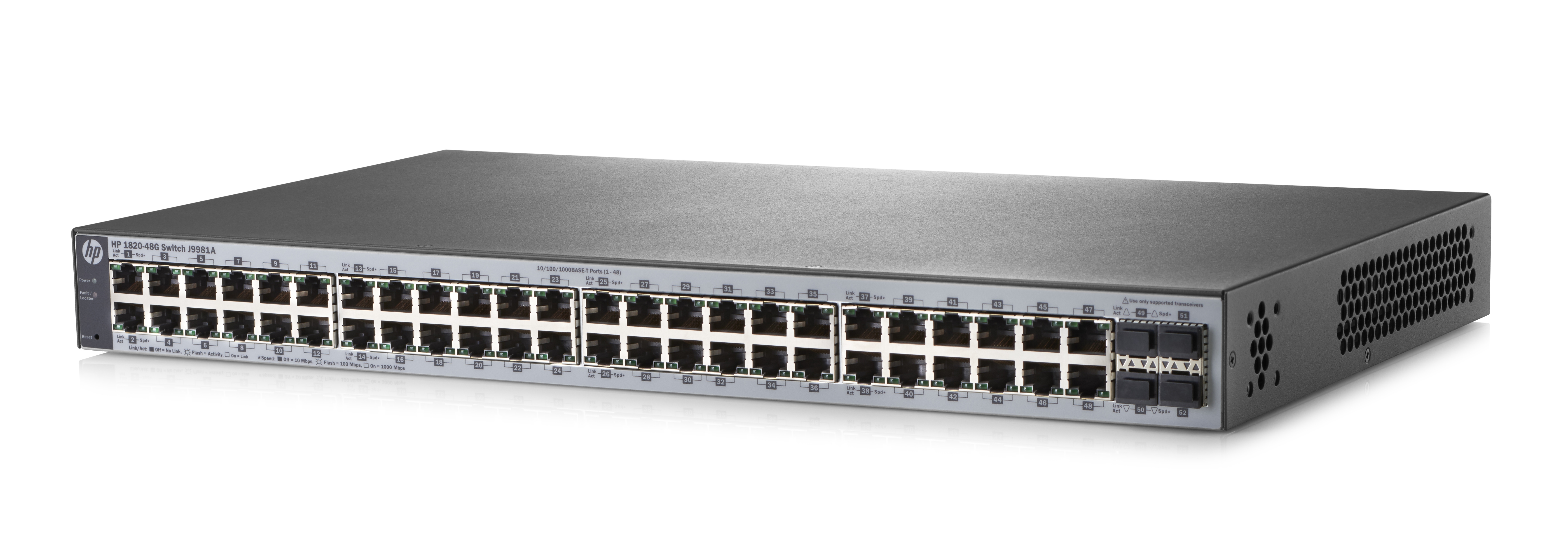 Switch HPE OfficeConnect 1820 48x1GBit-RJ45/4xSFP refurb.