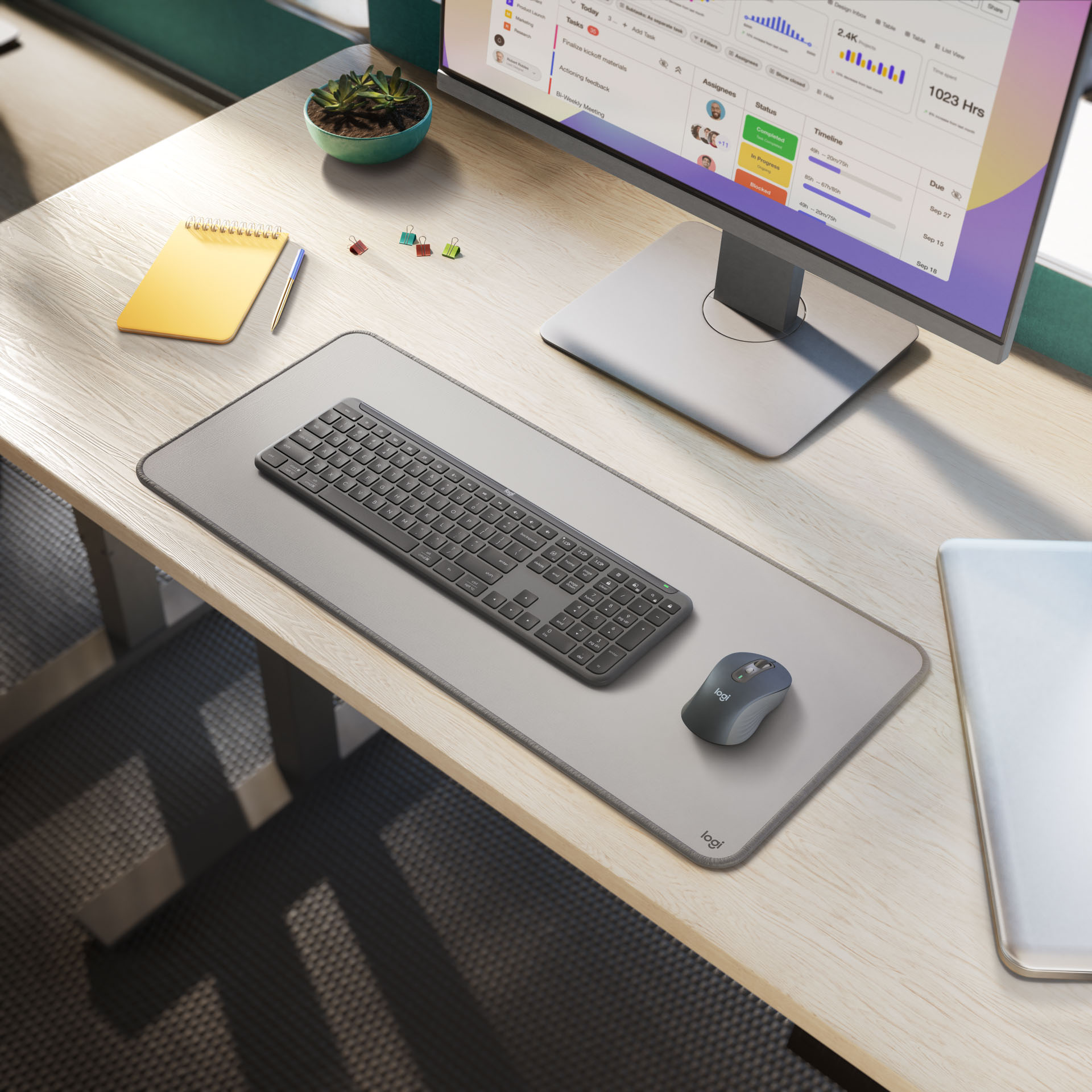 Tastaturset Logitech Signature Slim Combo MK950 Graphite USB