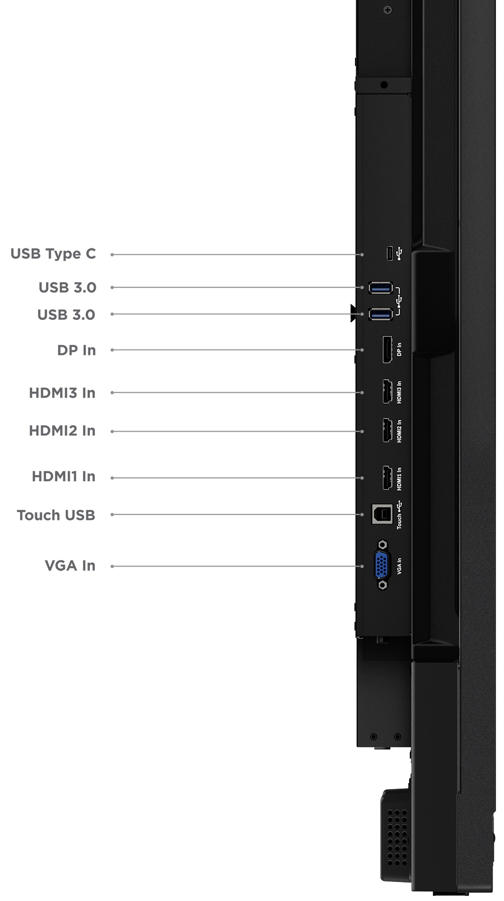 LF-Display Lenovo ThinkVision T65 (65-Zoll) UHD 4K Touch