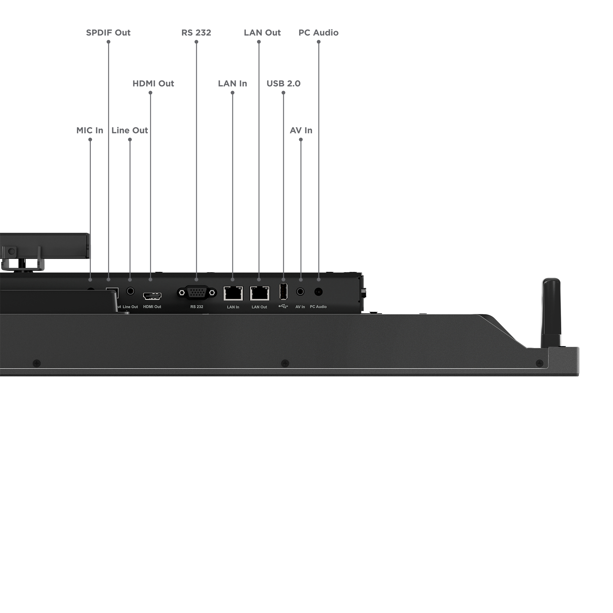 LF-Display Lenovo ThinkVision T75 (75-Zoll) UHD 4K Touch