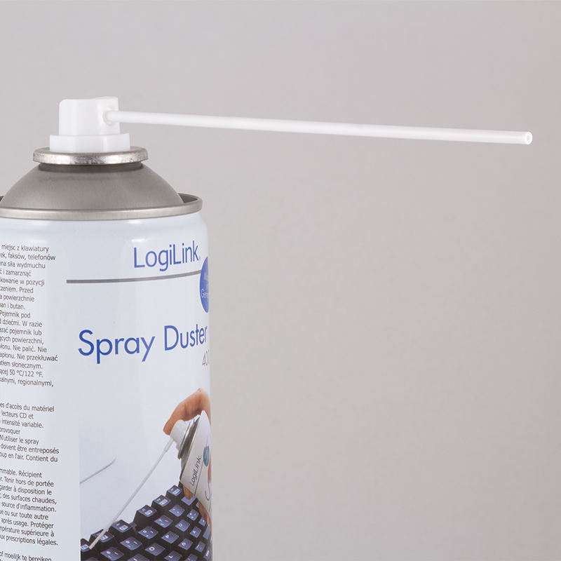 Spray LogiLink Druckluft 400ml zum Entfernen von Staub