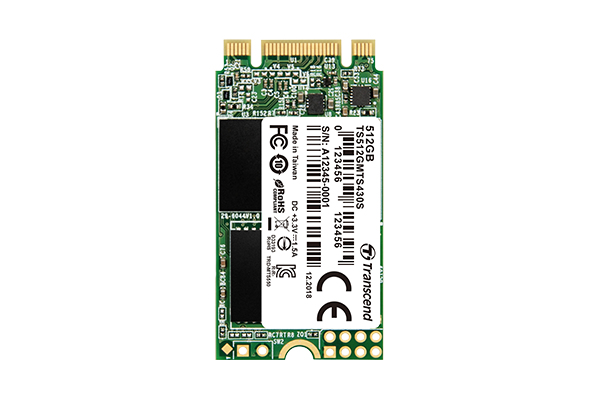 SSD Transcend MTS430S 2242 M.2 SATA6Gb/s TLC 512GB L:42mm