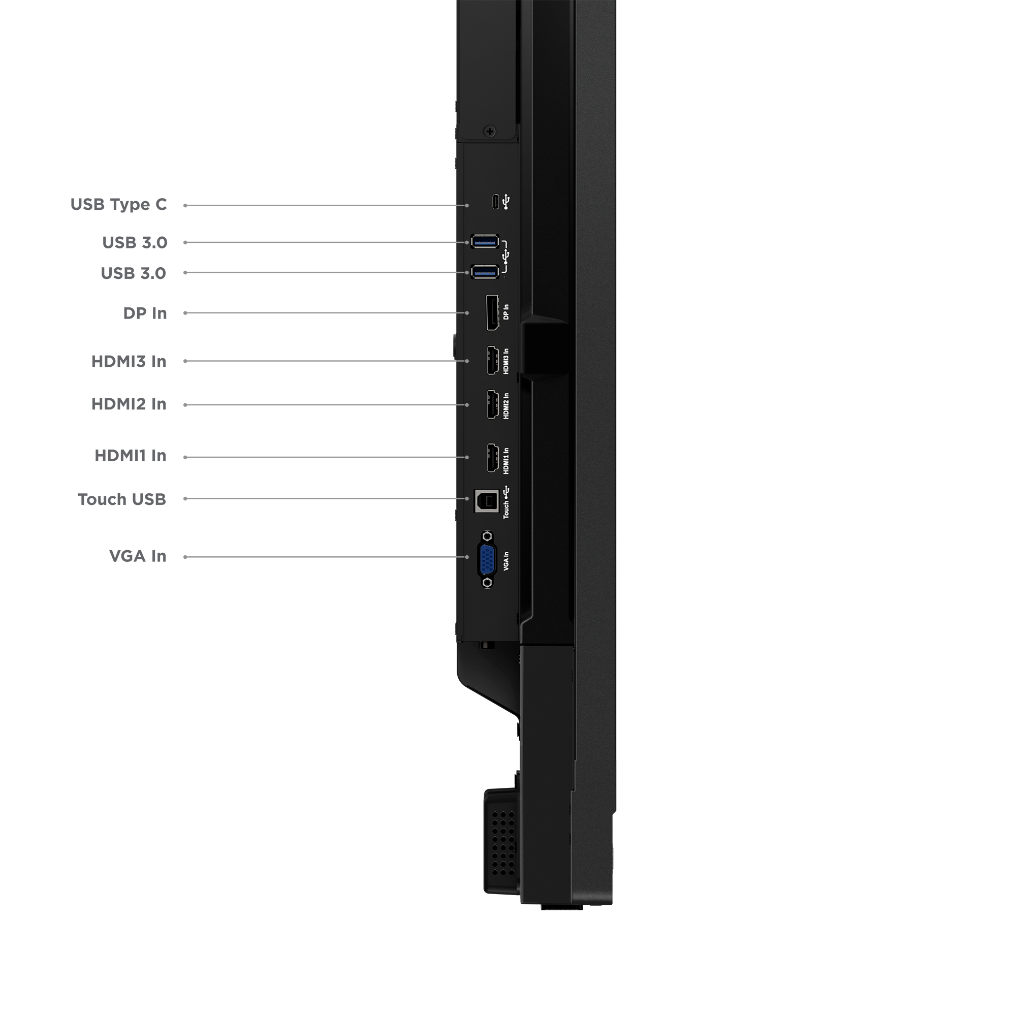 LF-Display Lenovo ThinkVision T65 (65-Zoll) UHD 4K Touch