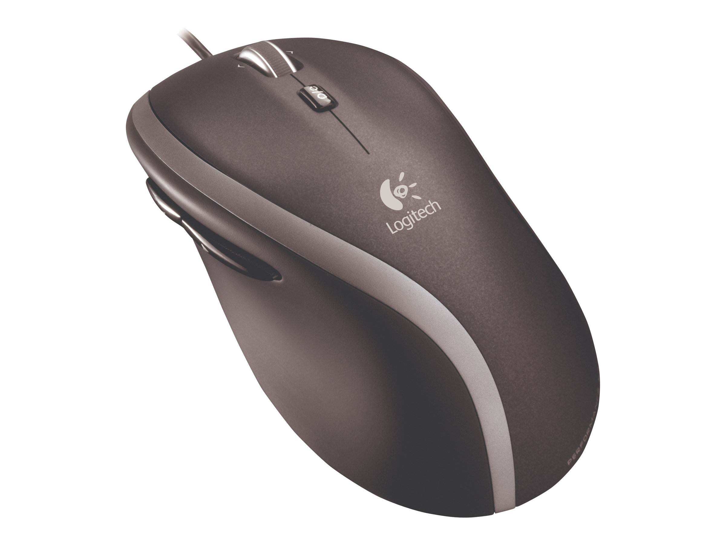 Maus Logitech Corded Mouse M500 USB schwarz/grau