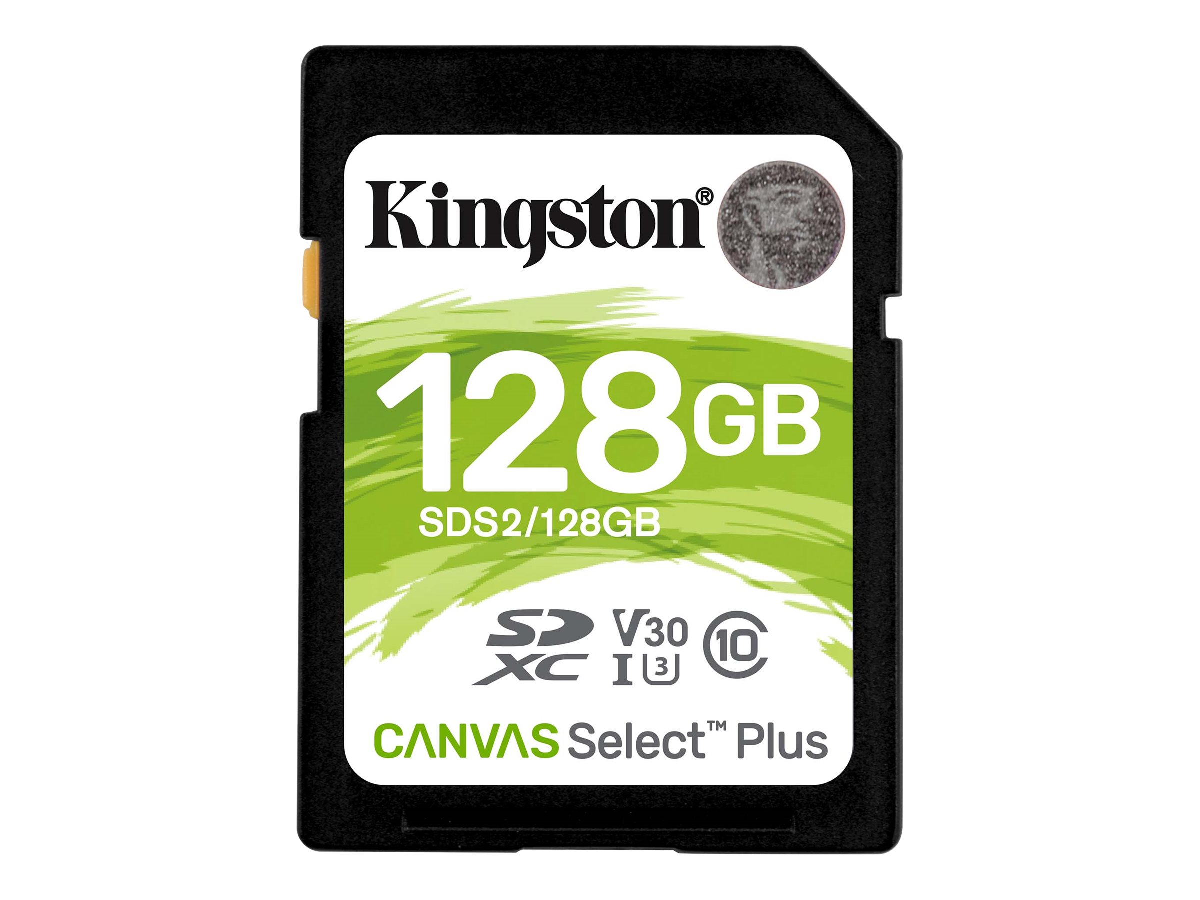 SDXC-Card Kingston Canvas Select Plus 128GB Class10