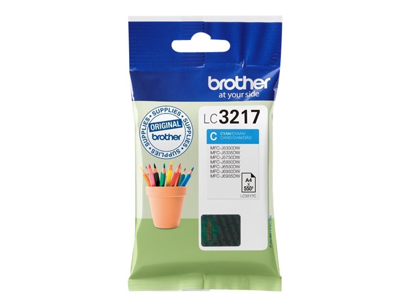 Tinte Brother LC-3217C cyan