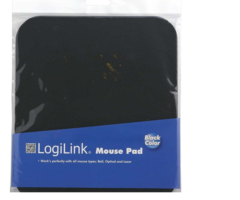 Mauspad LogiLink Mousepad schwarz