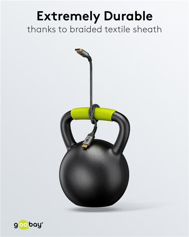 DisplayPort-Kabel Goobay Plus DP-m/HDMI-A-m 5,0m DP1.2