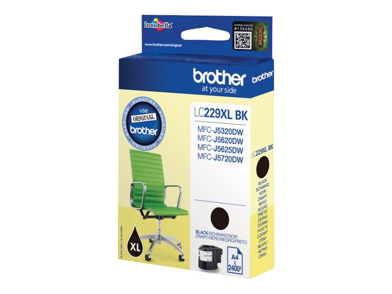 Tinte Brother LC-229XLBK schwarz