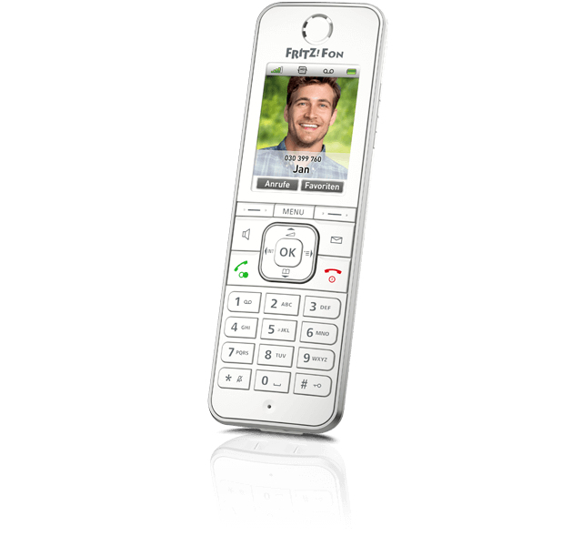 Mobilteil AVM Fritz!Fon C6 DECT HD-Telefonie silber