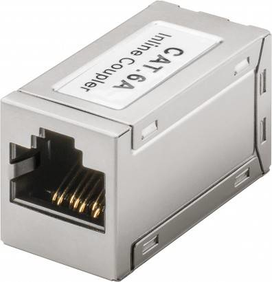 Adapter Goobay Cat6A RJ45 f/f geschirmt