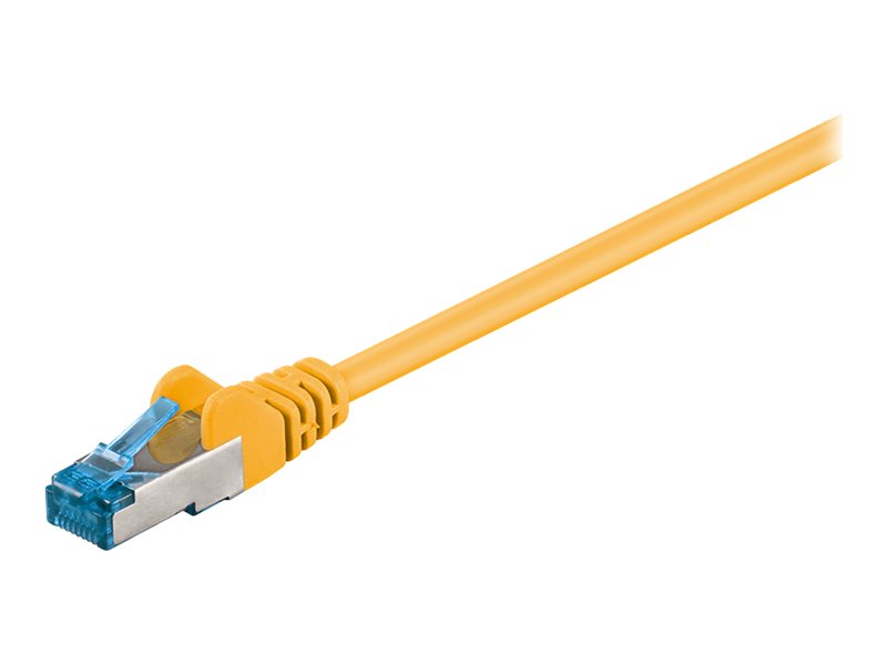 Patchkabel Goobay Cat6A S/FTP 15m gelb halogenfrei 500MHz