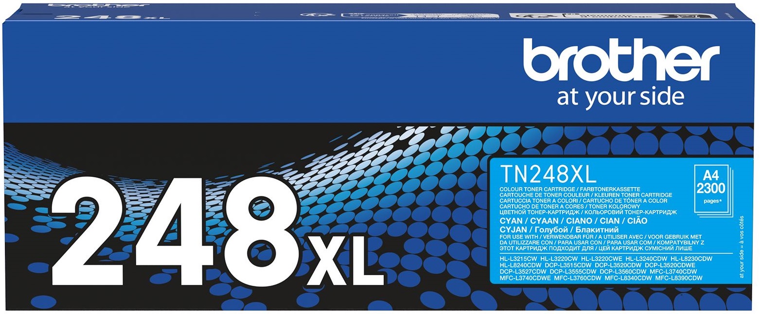 Toner Brother TN-248XLC cyan (2.300 Seiten n.ISO/IEC 19798)