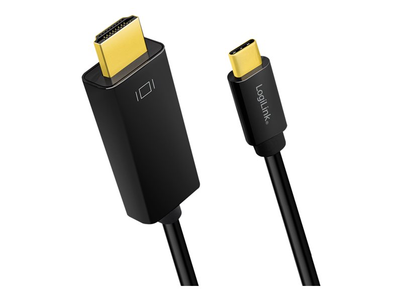 HDMI-Kabel LogiLink USB-Type-C-m/HDMI-m 1,8m
