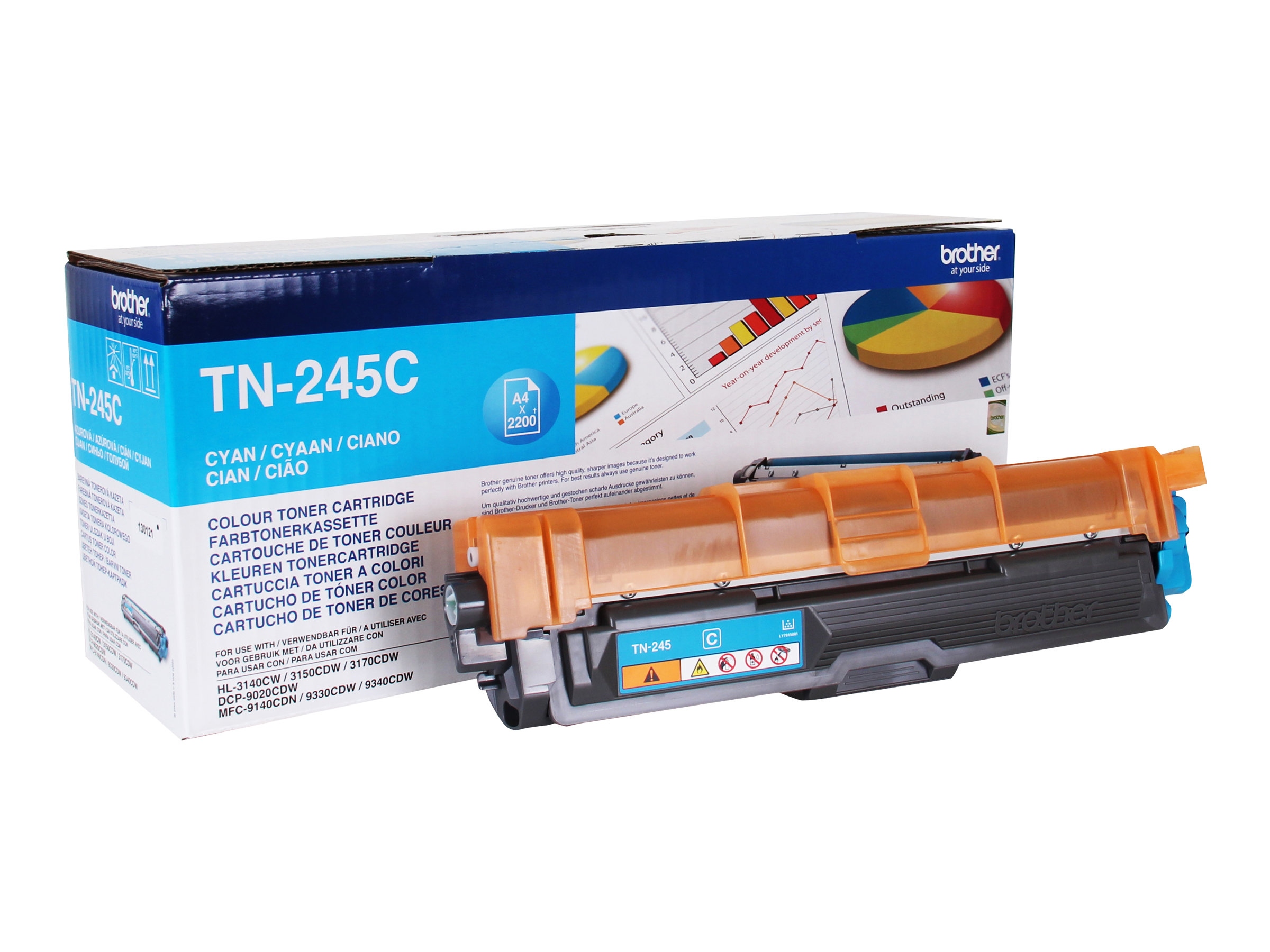 Toner Brother TN-245C cyan (2.200 Seiten n.ISO/IEC 19798)