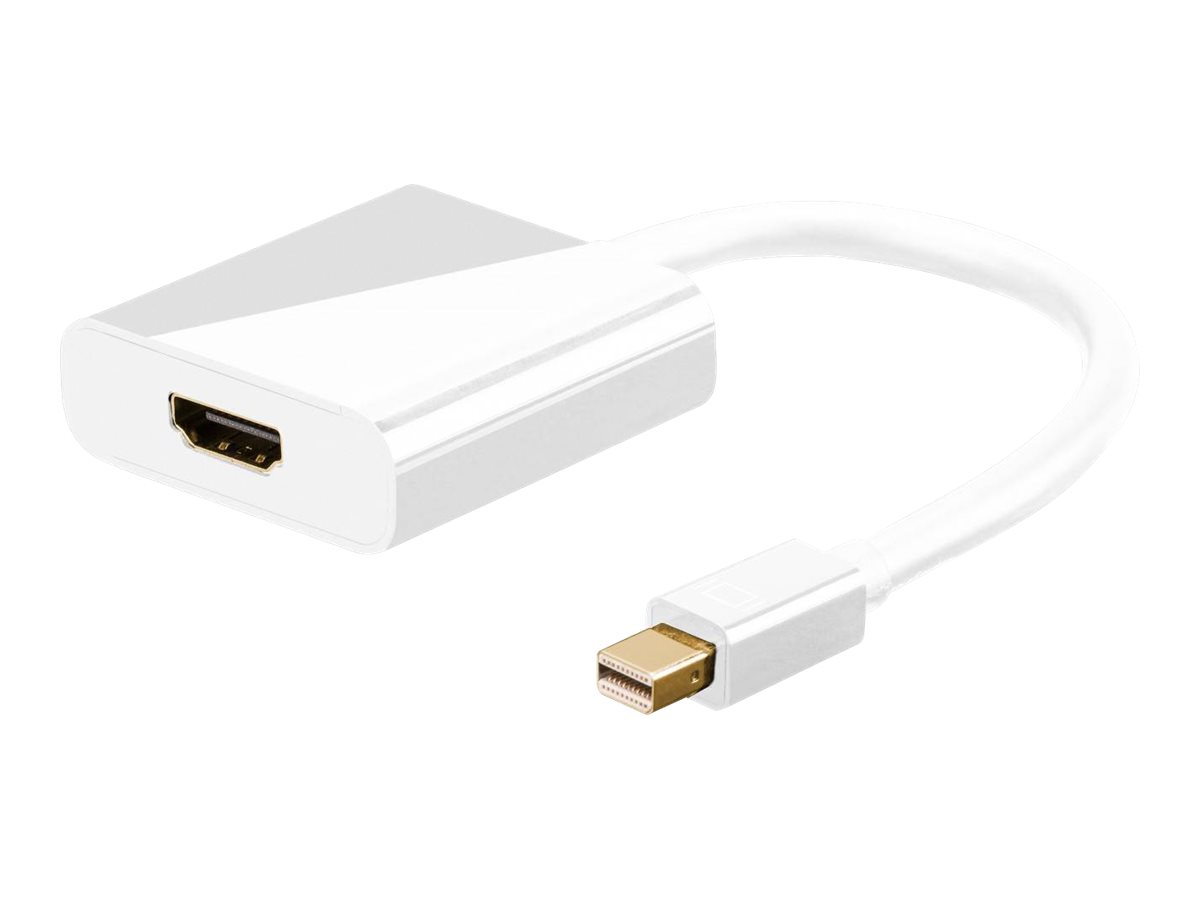 Adapter Goobay DisplayPort mini-DP-m/HDMI-A-f 10cm passiv