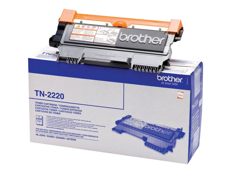 Toner Brother TN-2220 schwarz (2.600 Seiten n.ISO/IEC 19752)