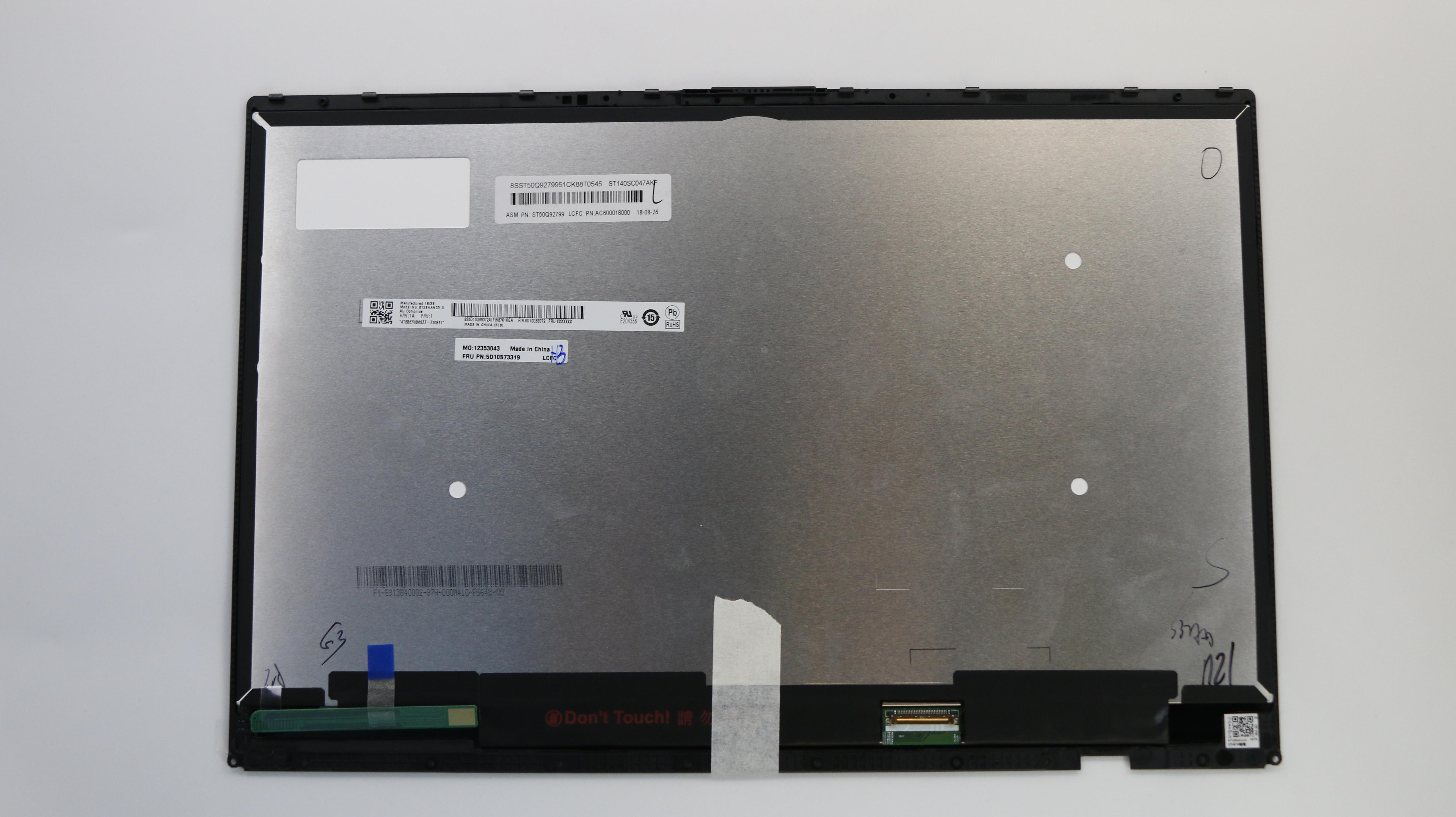 Ersatzteil Lenovo Display Assembly FHD IPS Touchscreen