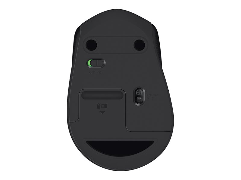 Maus Logitech Wireless Mouse M330 Silent schwarz USB