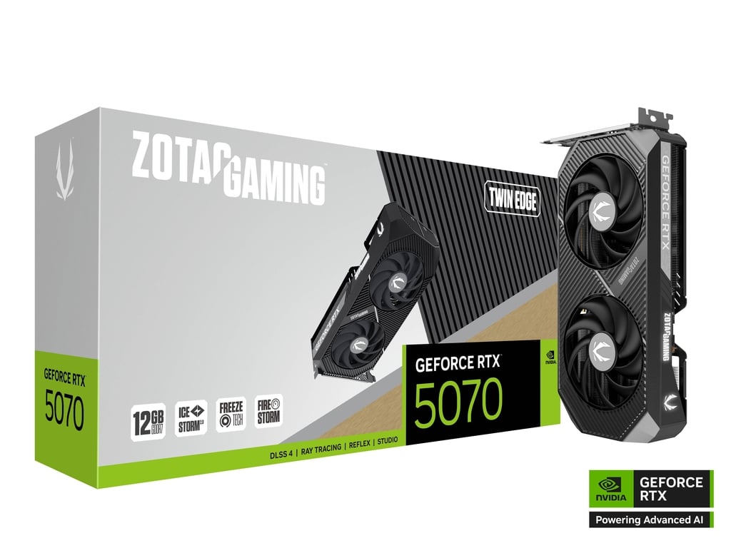 Grafikkarte Zotac GeForce RTX5070 Twin Edge 12GB PCIe