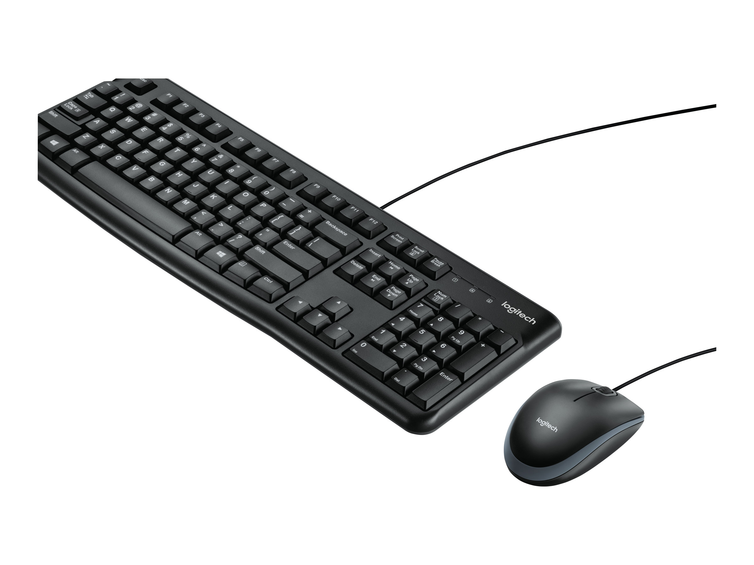 Tastaturset Logitech Desktop MK120 USB schwarz