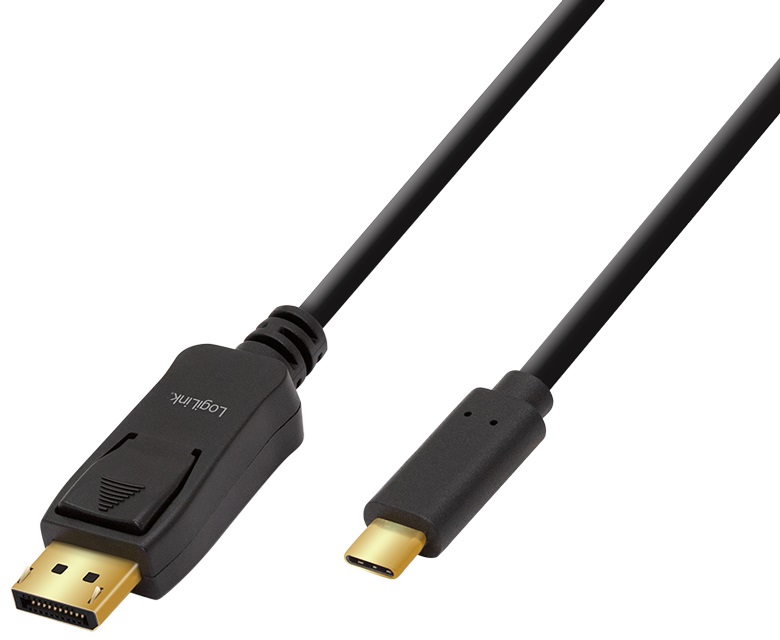 Monitorkabel LogiLink USB-Type-C-m/DP-m 1,8m