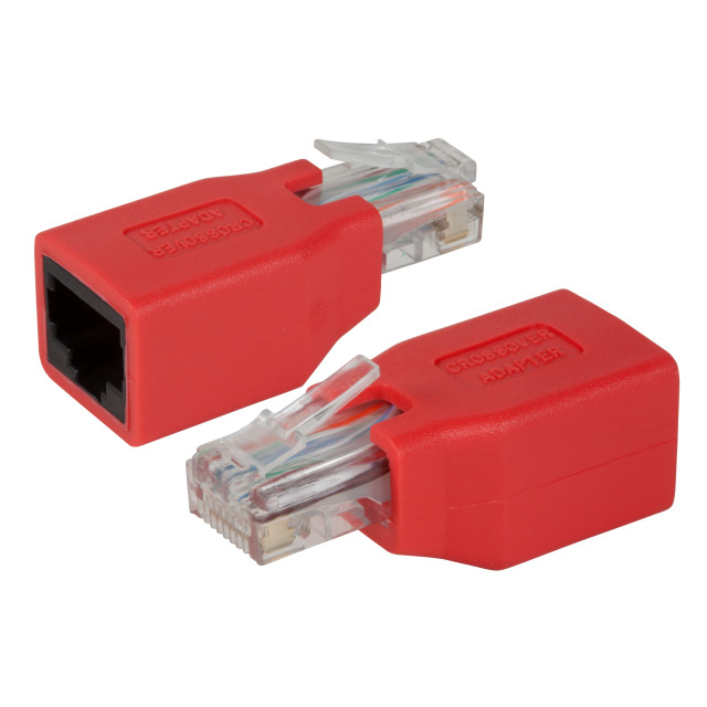 Crossoveradapter Goobay Cat5e RJ45 m/f gedreht ungeschirmt