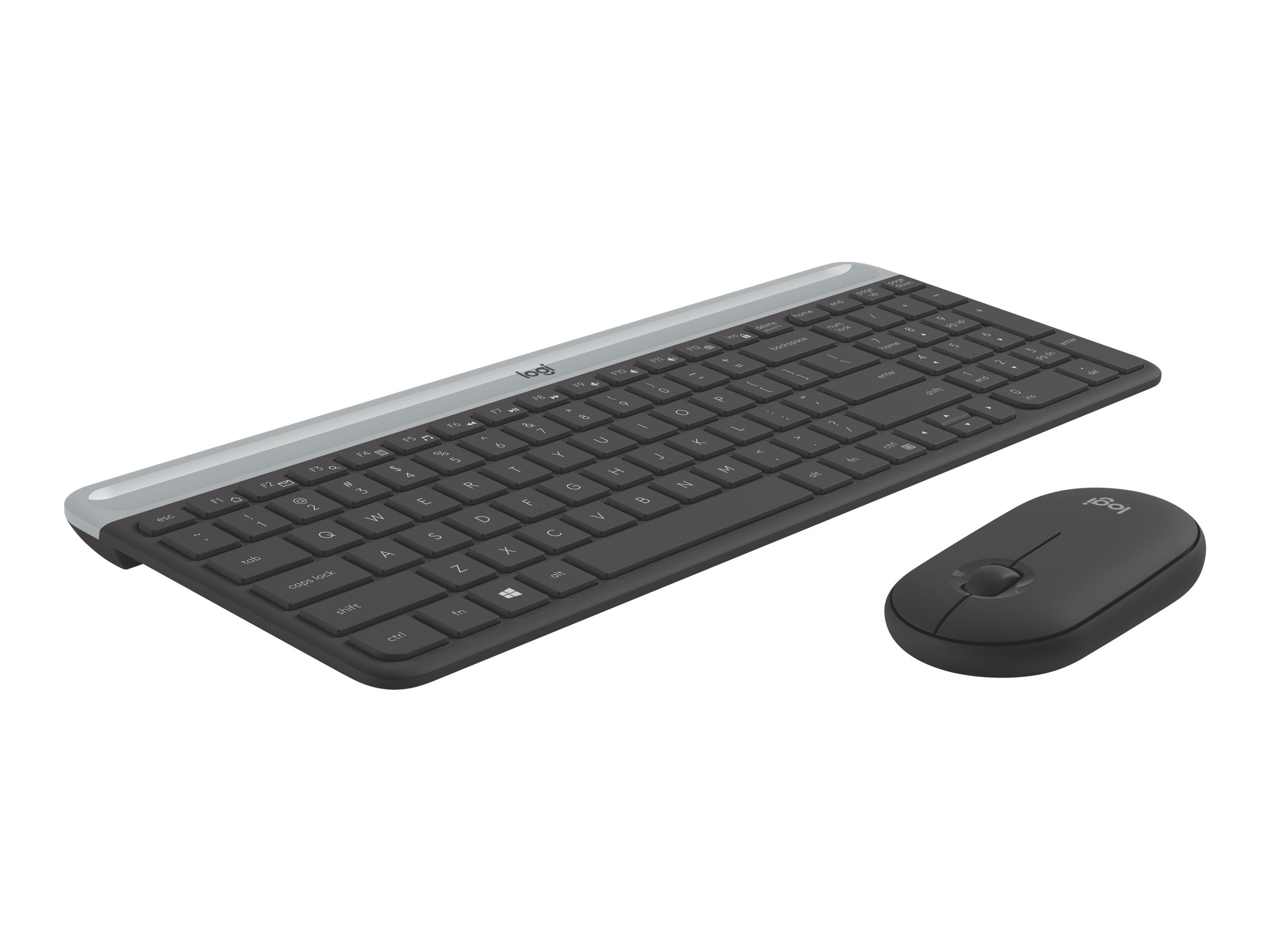 Tastaturset Logitech Slim Wireless Combo MK470 USB schw.