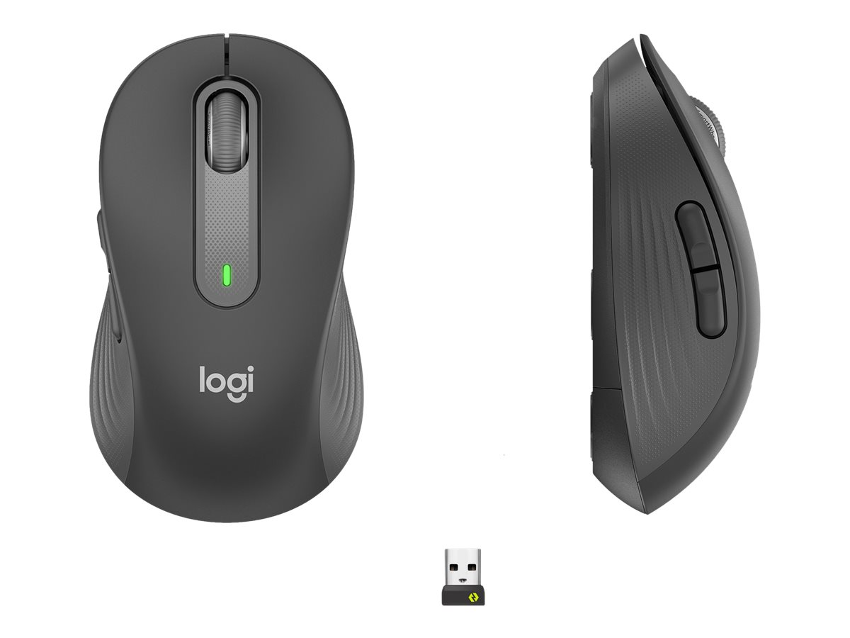 Maus Logitech Signature Mouse M650 Graphite Bolt/Bluetooth