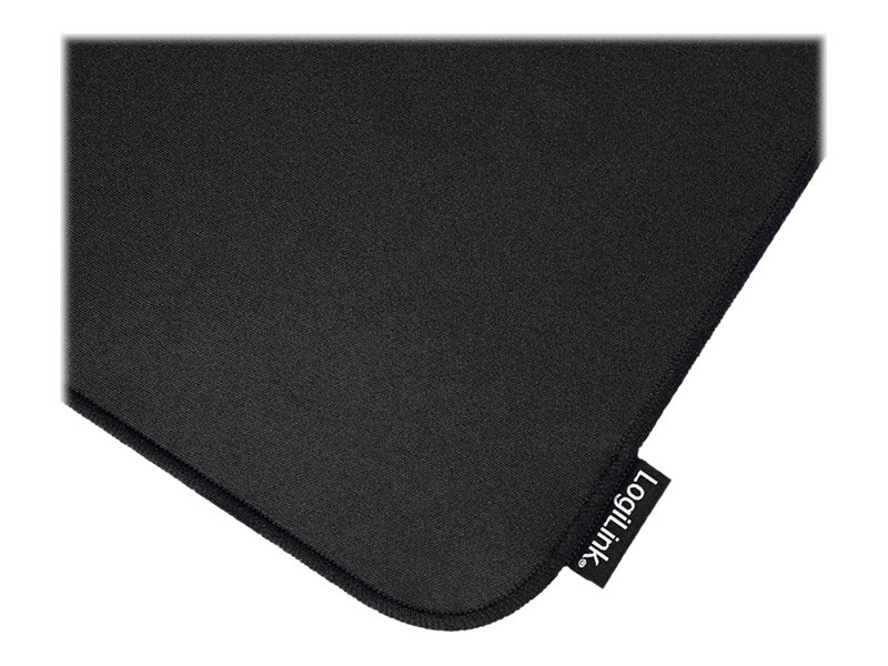 Mauspad LogiLink Mousepad schwarz Textil M