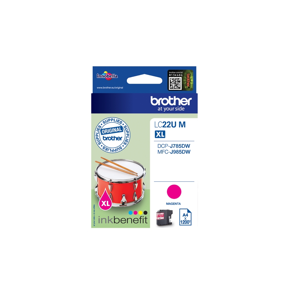 Tinte Brother LC-22UM XL magenta