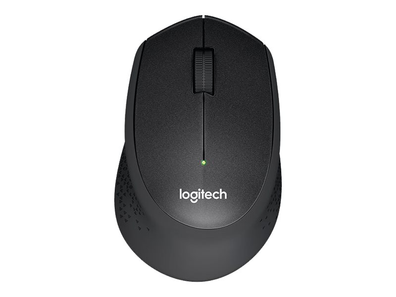 Maus Logitech Wireless Mouse M330 Silent schwarz USB