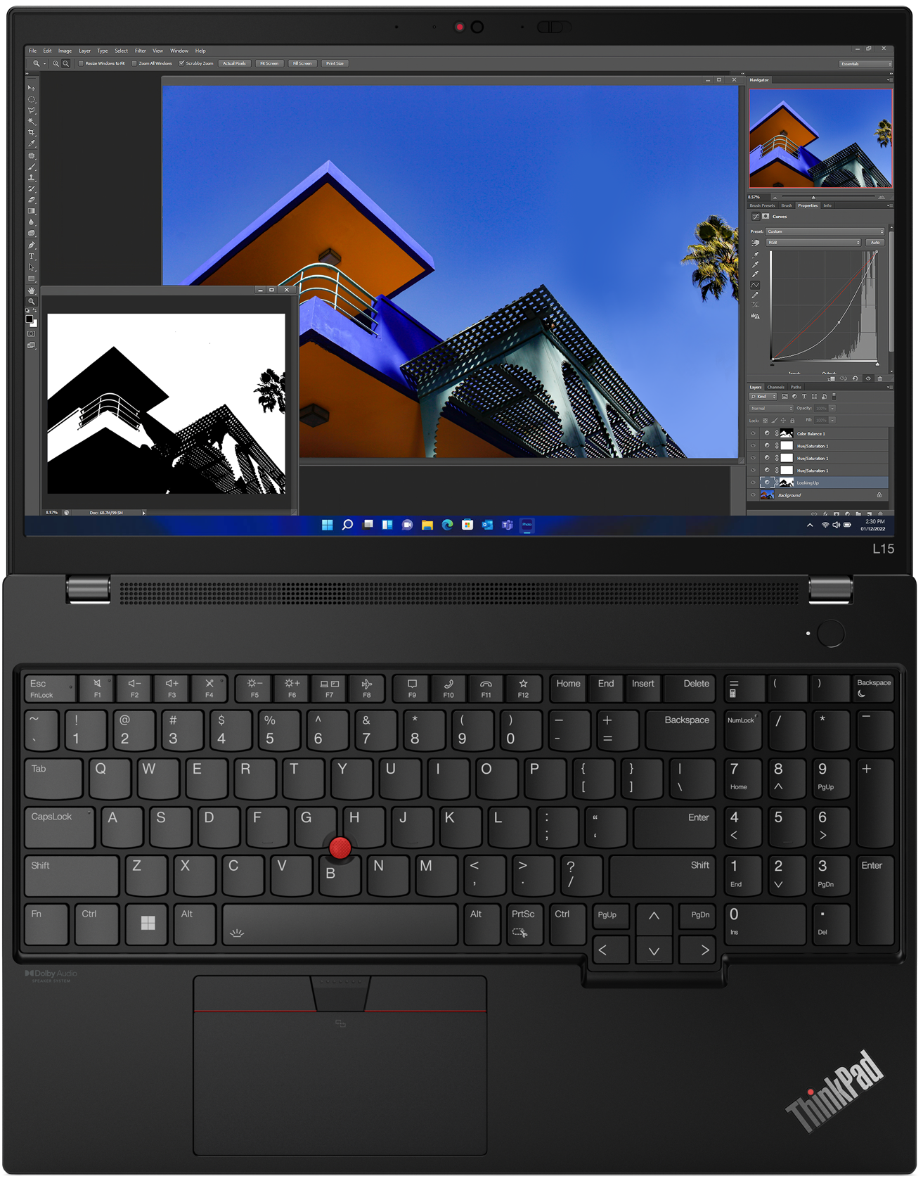 Notebook Lenovo ThinkPad L15 G3 Ryzen 7 PRO 5875U 2,00GHz