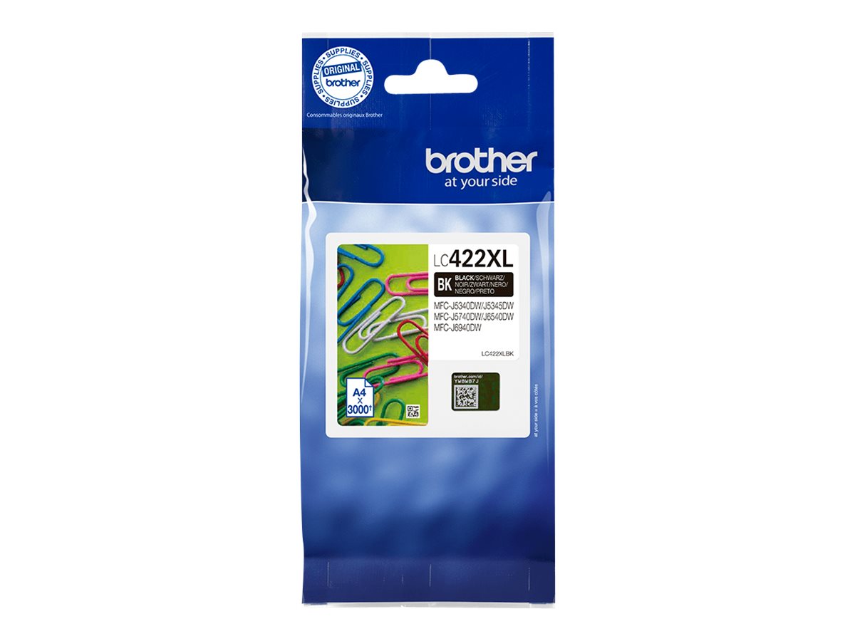 Tinte Brother LC-422XL-BK schwarz