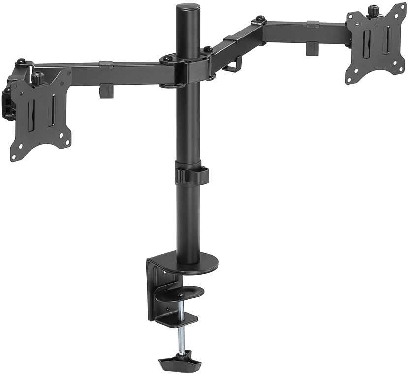 Tischhalterung Goobay DoubleFlex für 2 Monitore