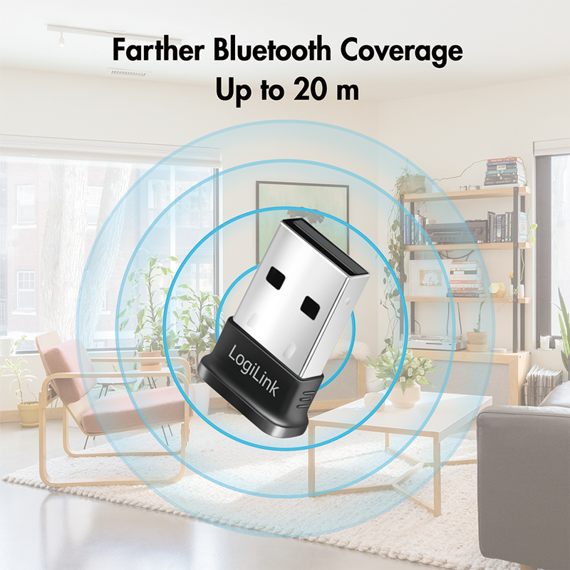 Bluetooth-Adapter LogiLink BTv5.3+EDR USB