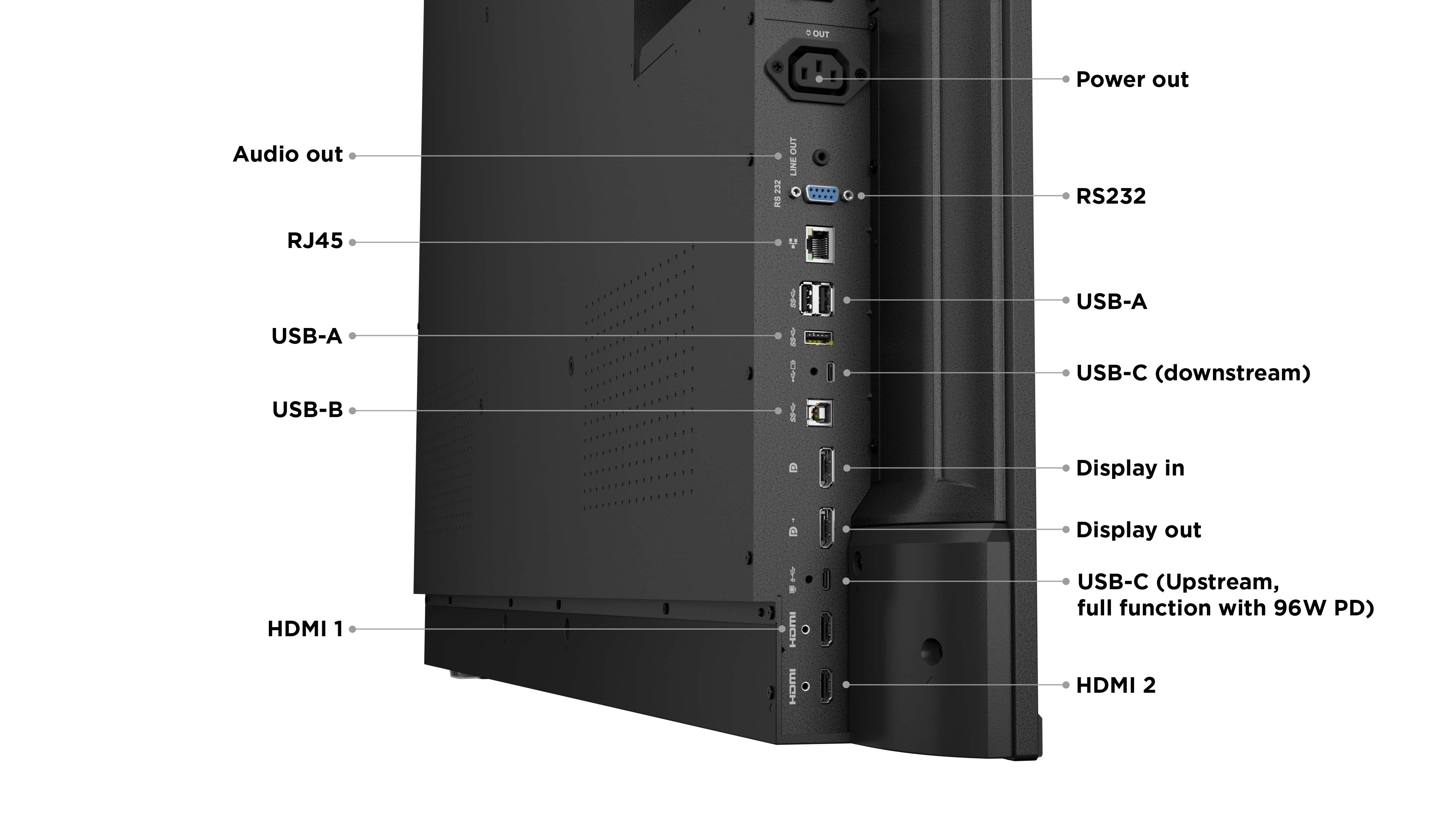 LF-Display Lenovo ThinkVision E55 (55-Zoll) UHD 4K